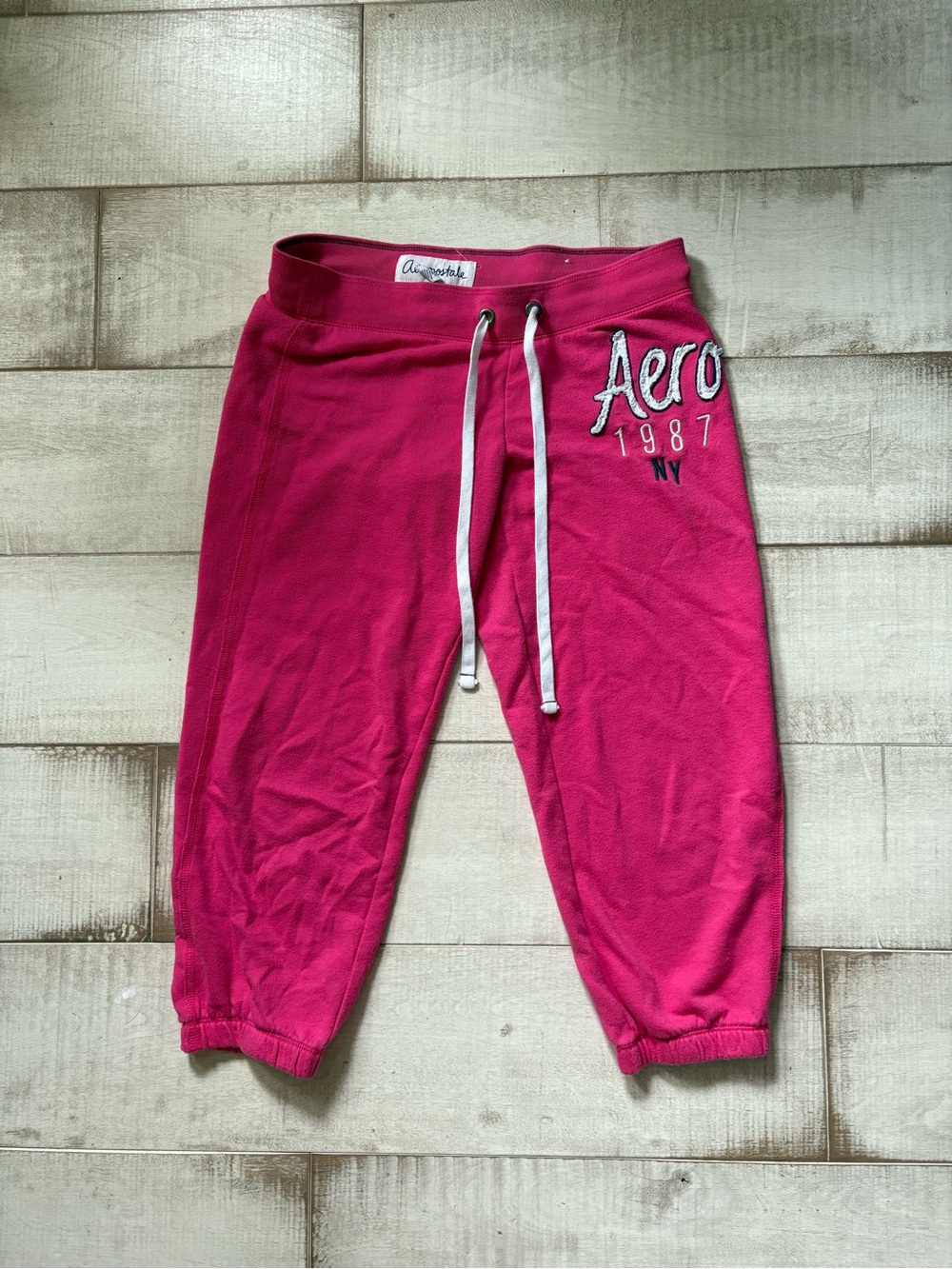 Aeropostale Pink Y2K Embroidered logo size S